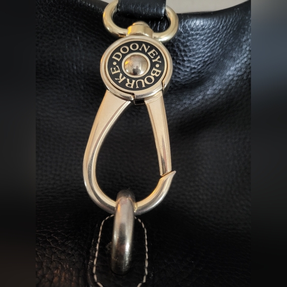 Dooney & Bourke Black Logo Lock Shoulder Bag - Picture 4 of 16